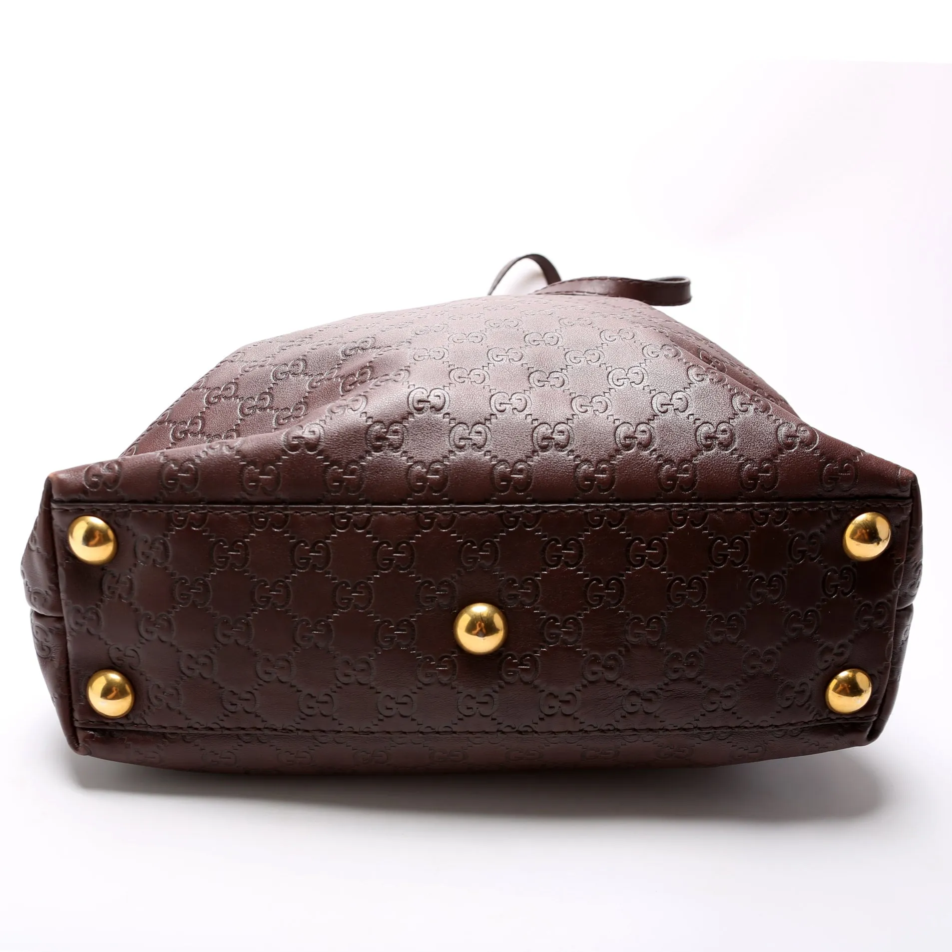 208940 Guccissima Leather Large Babouska Vertical Shopping Tote