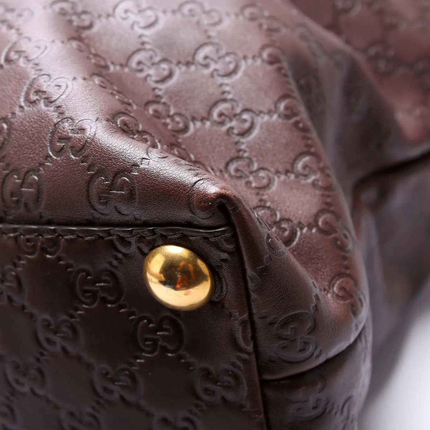 208940 Guccissima Leather Large Babouska Vertical Shopping Tote