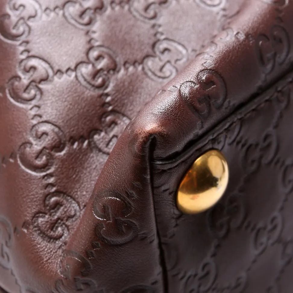 208940 Guccissima Leather Large Babouska Vertical Shopping Tote