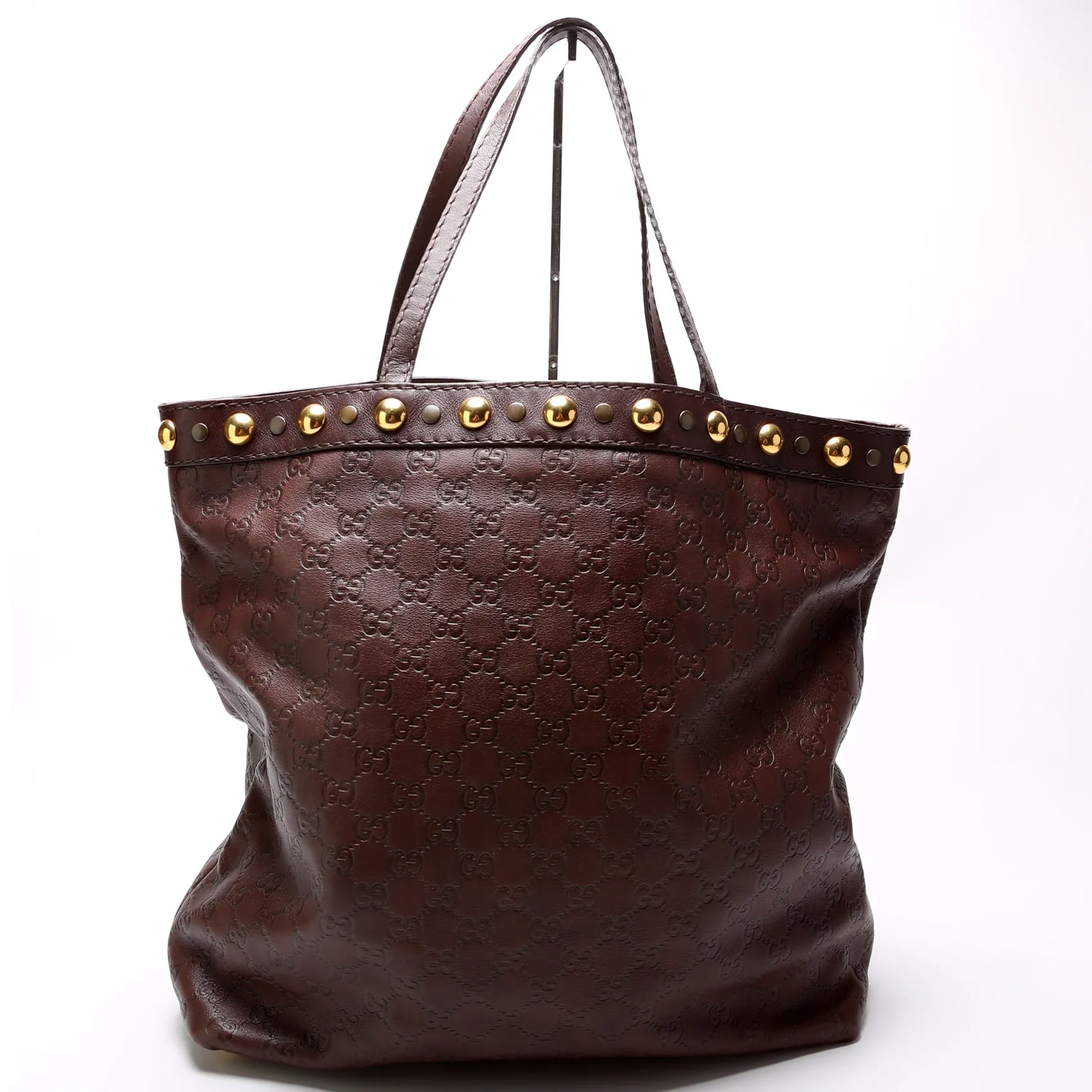 208940 Guccissima Leather Large Babouska Vertical Shopping Tote