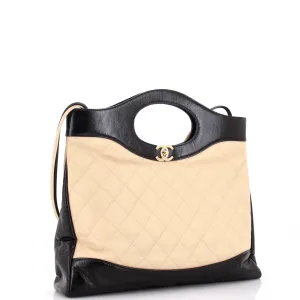 31 Shopping Bag Quilted Calfskin Large