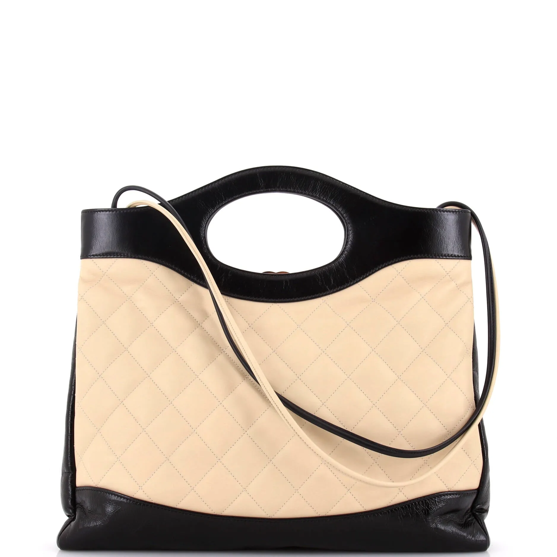 31 Shopping Bag Quilted Calfskin Large