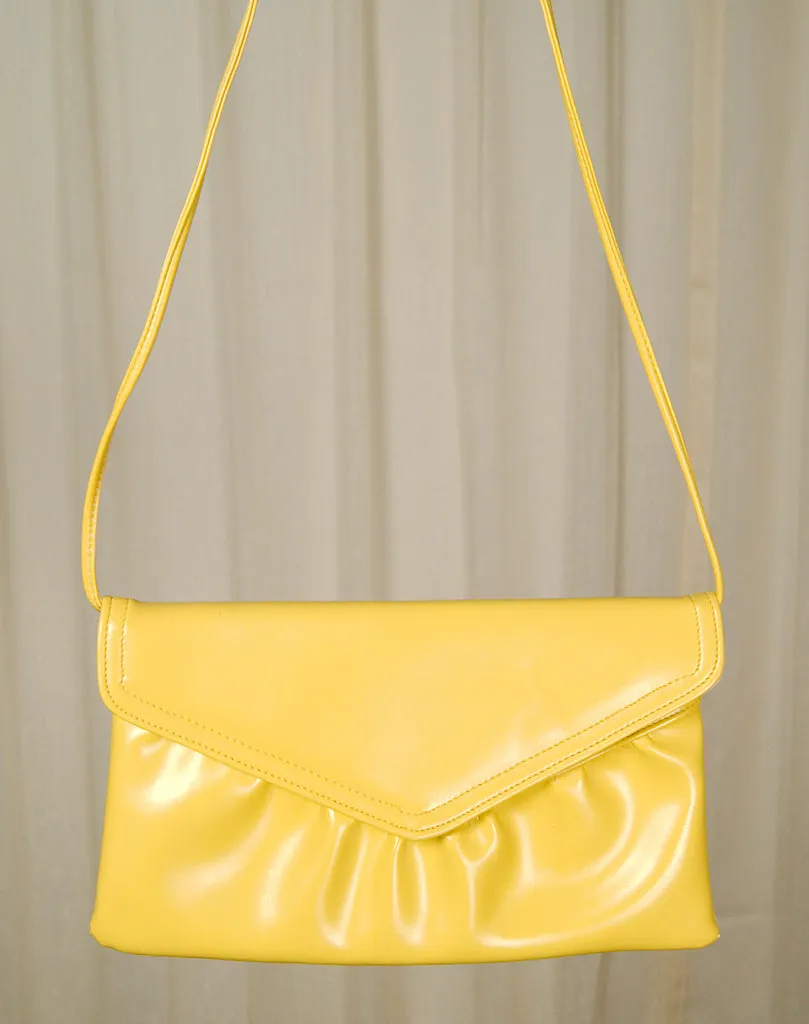 80s does 1950s Yellow Clutch