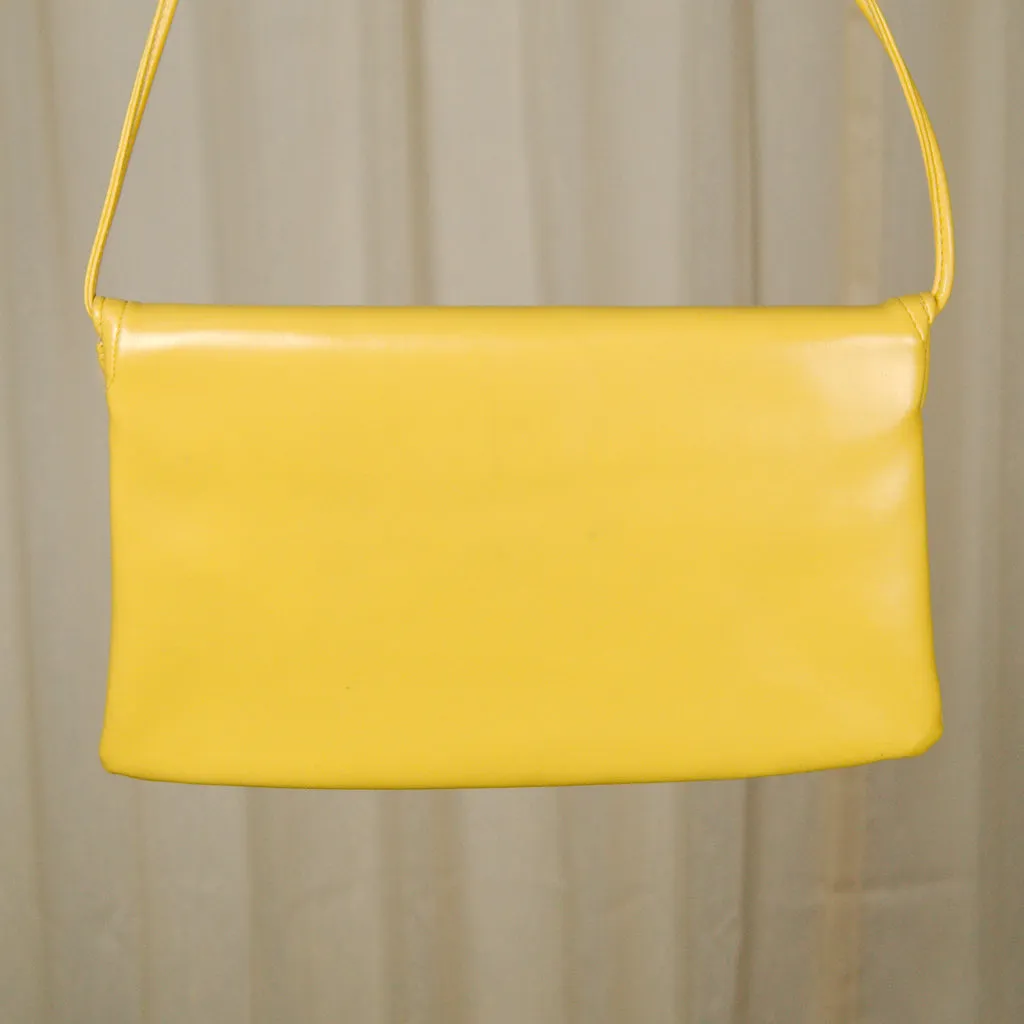 80s does 1950s Yellow Clutch