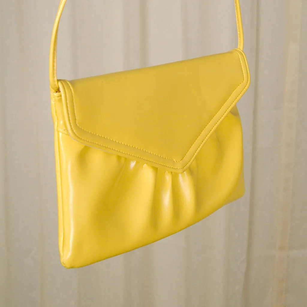 80s does 1950s Yellow Clutch