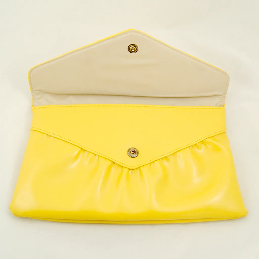 80s does 1950s Yellow Clutch
