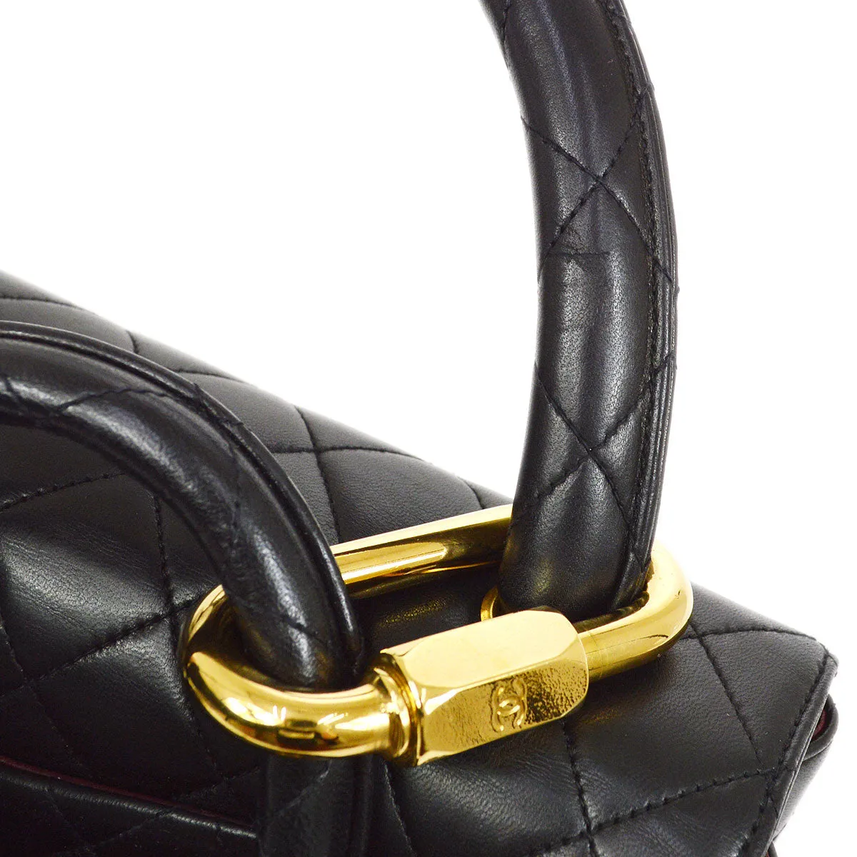 CHANEL 1994 Classic Flap Handbags Set Black Lambskin 52051