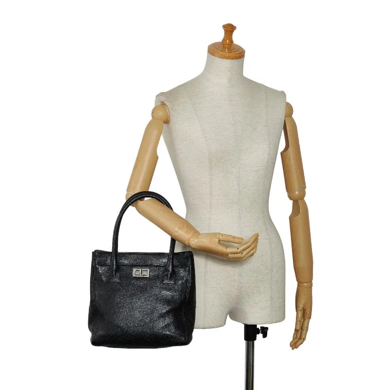 Chanel 2.55 Mini  Handbags Black Leather  Chanel