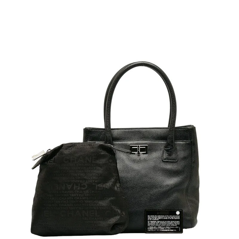 Chanel 2.55 Mini  Handbags Black Leather  Chanel