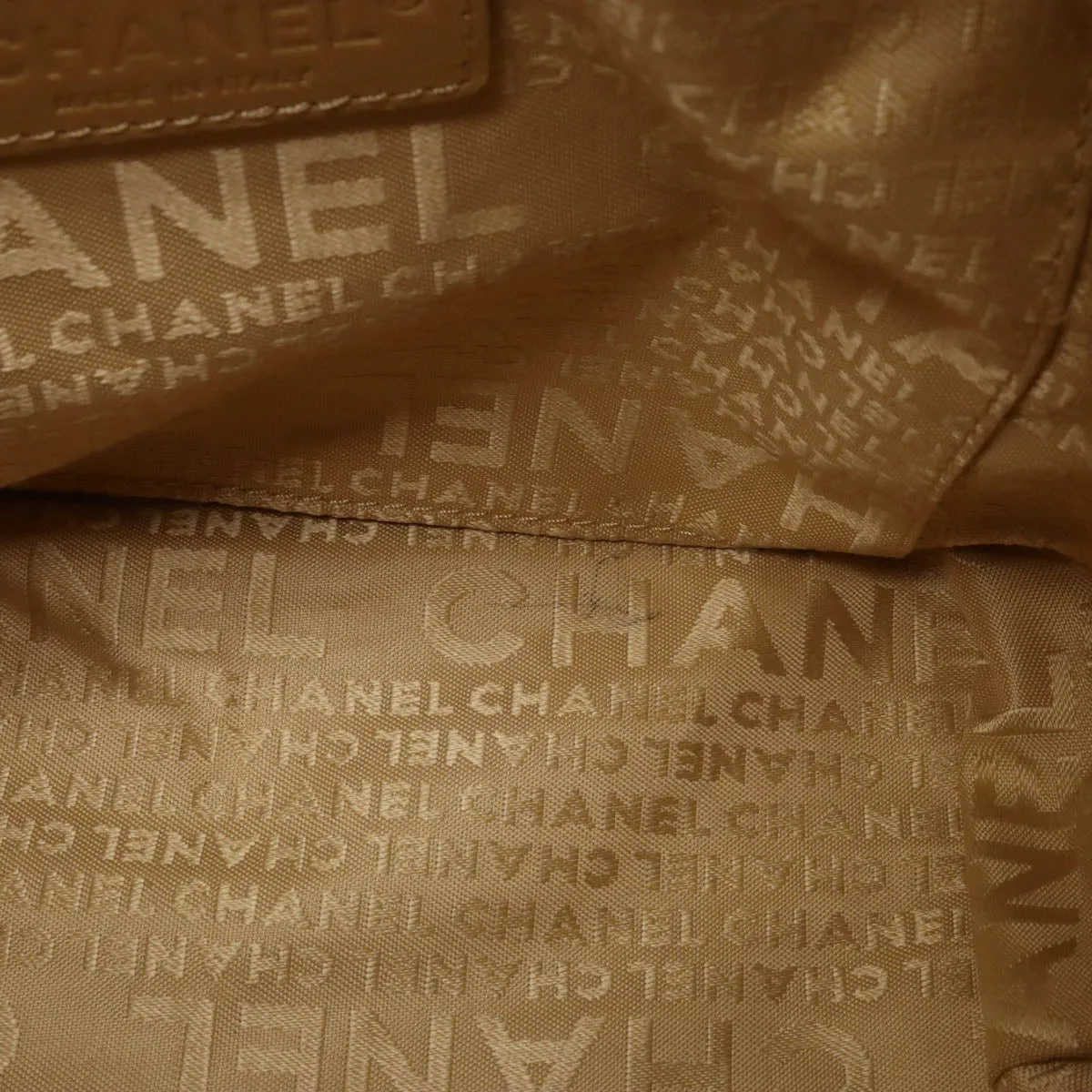 CHANEL CHOCOLATE BAR LOGO Handbags Mini-Bags  Beige Silver  A19981