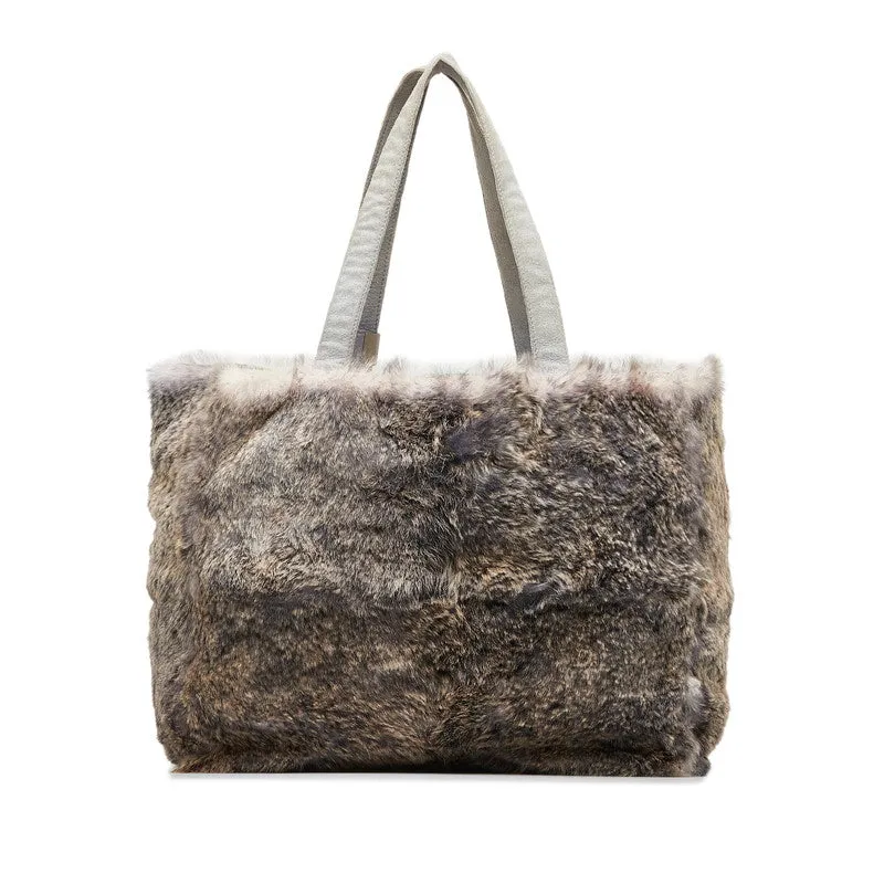 Chanel Cocomark Handbags Cake Bags Grey ly uede  Chanel