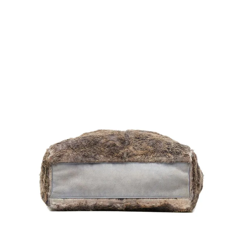 Chanel Cocomark Handbags Cake Bags Grey ly uede  Chanel
