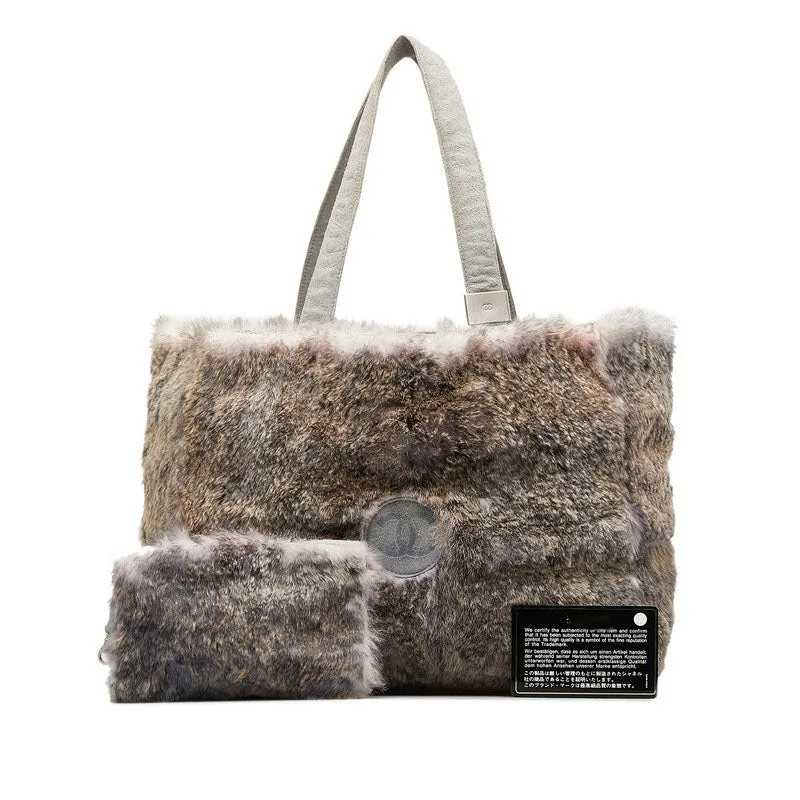 Chanel Cocomark Handbags Cake Bags Grey ly uede  Chanel