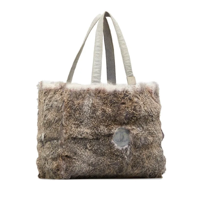 Chanel Cocomark Handbags Cake Bags Grey ly uede  Chanel