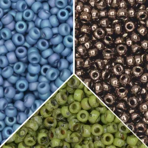 Exclusive Beadaholique Designer Palette, Miyuki Seed Bead Mix, Round 11/0, Danbury (25.5 Grams)