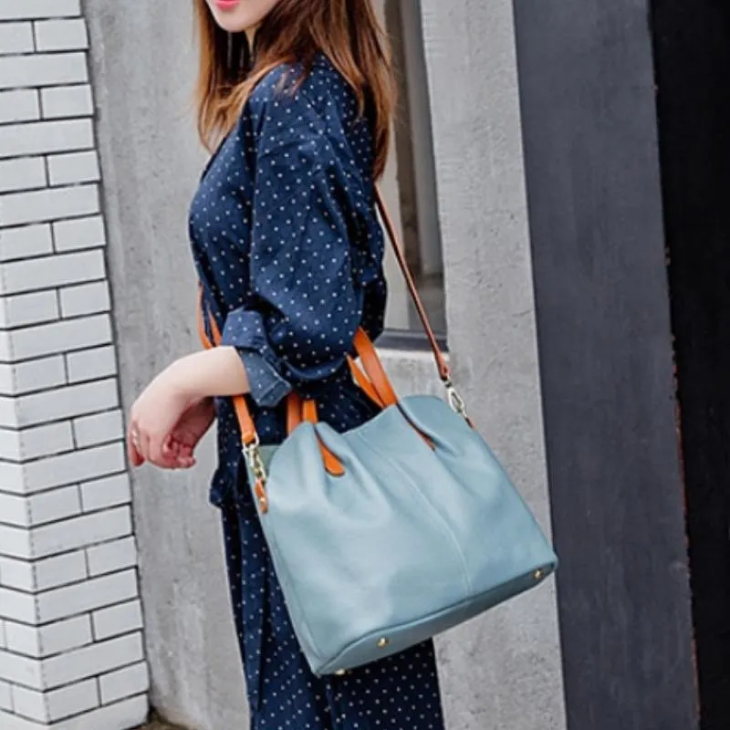 Genuine Leather Luxury Compact Shoulder Bag