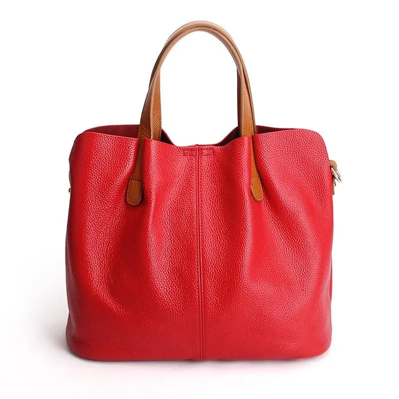 Genuine Leather Luxury Compact Shoulder Bag