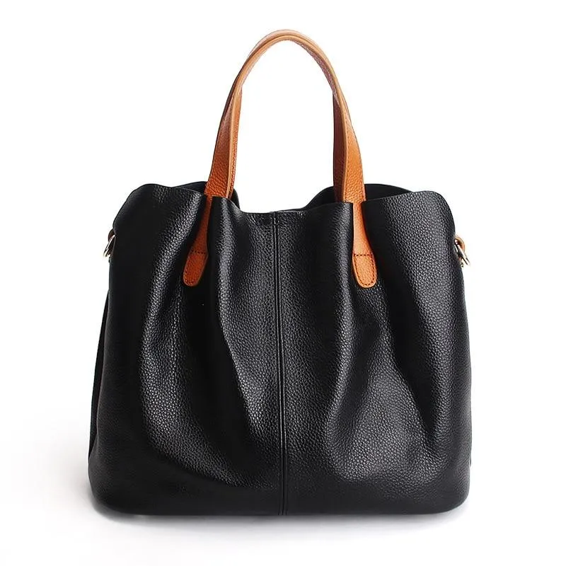 Genuine Leather Luxury Compact Shoulder Bag