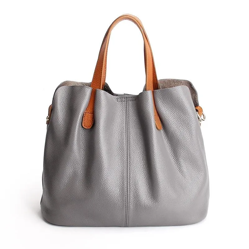 Genuine Leather Luxury Compact Shoulder Bag