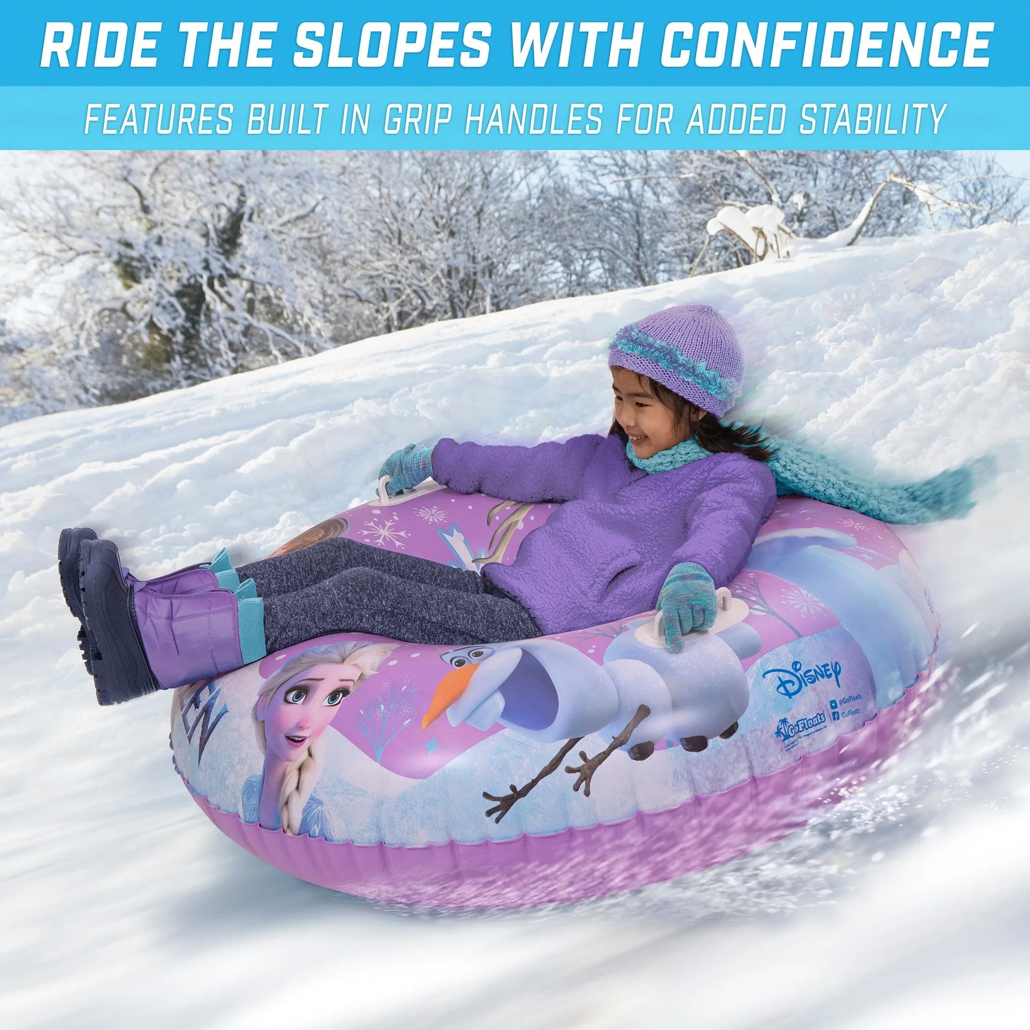 GoFloats 44" Winer Snow Tube - Disney Frozen