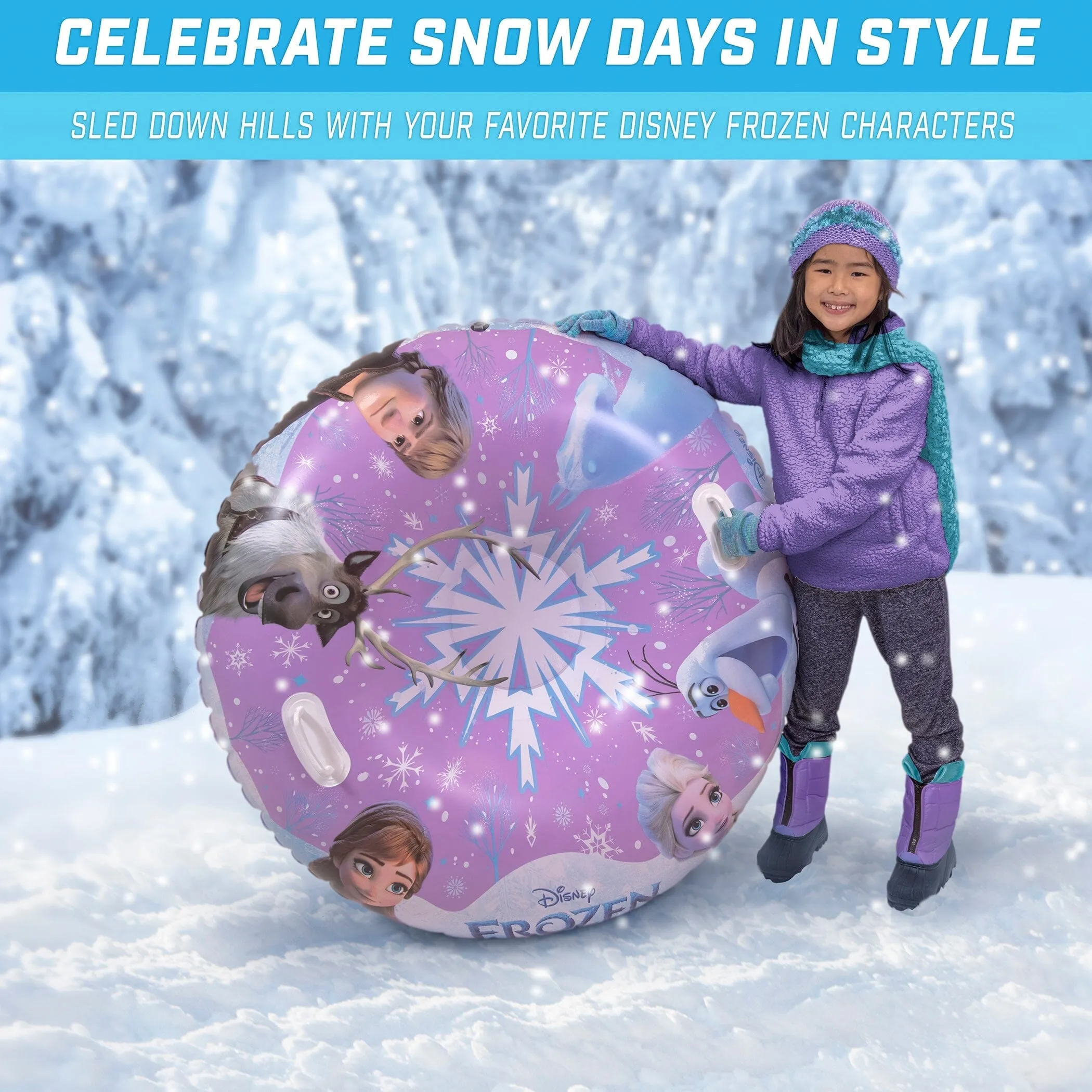 GoFloats 44" Winer Snow Tube - Disney Frozen